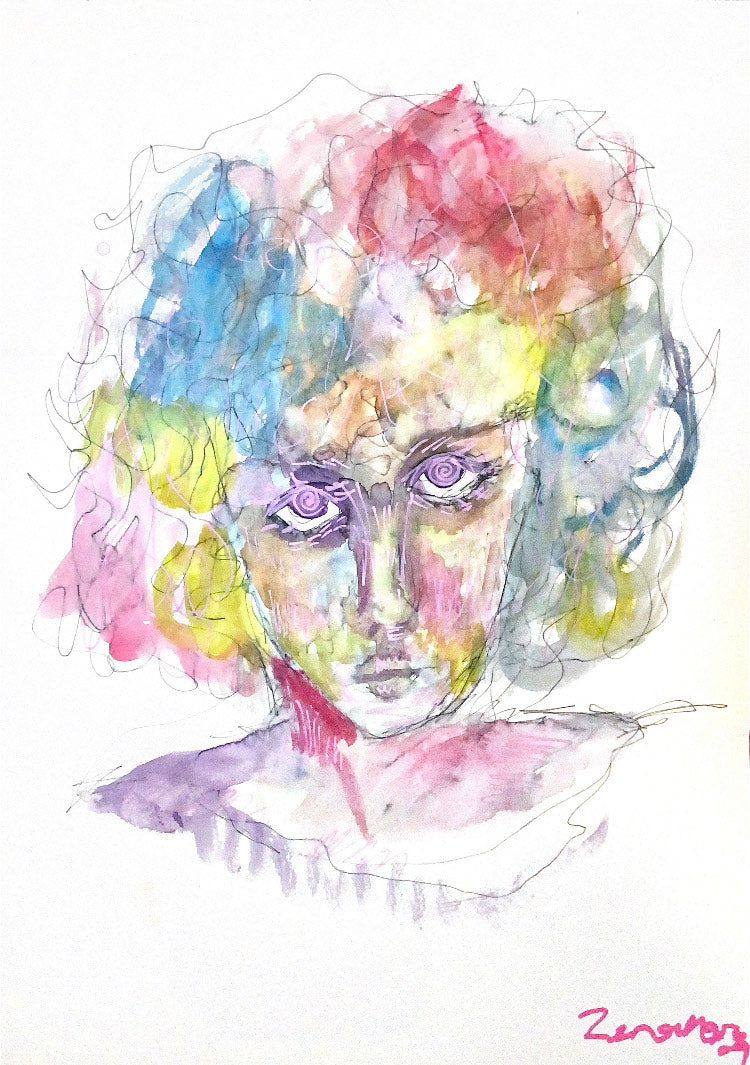 Rainbow zena Maiga Self Portrait