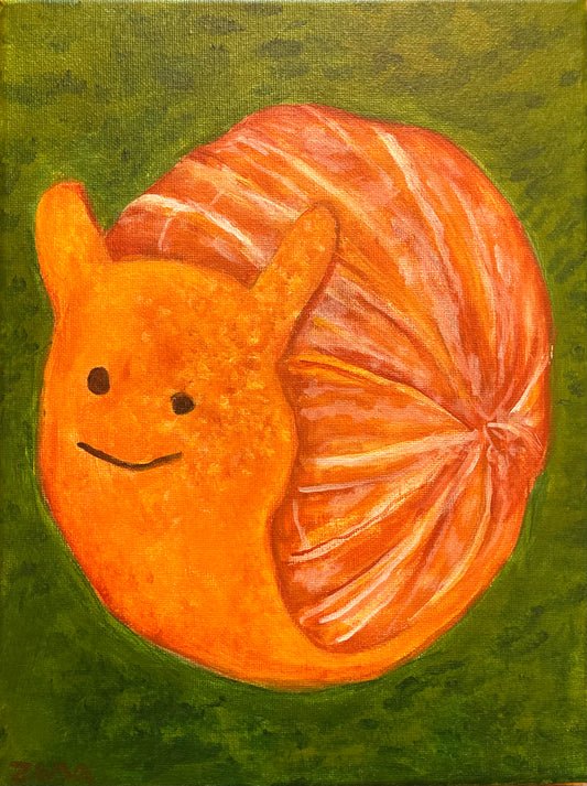Tangerine Snail Portrait